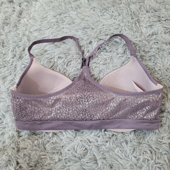 Body by Victoria's Secret Dusty Lavender Racerback Demi Bra - Size 32DD - Picture 3 of 6